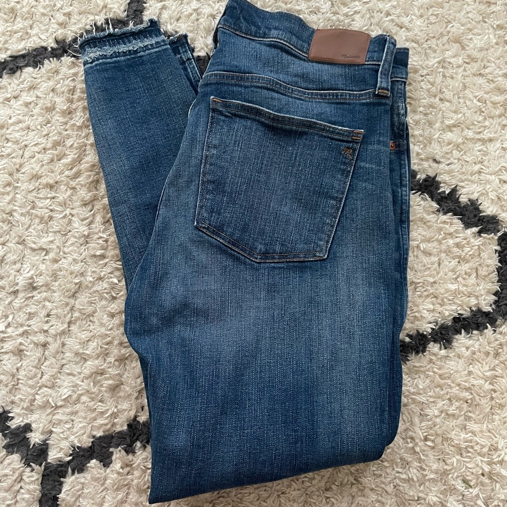 Madewell distressed skinny jeans